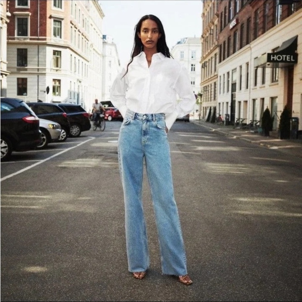 Zara 90’s full length jean
